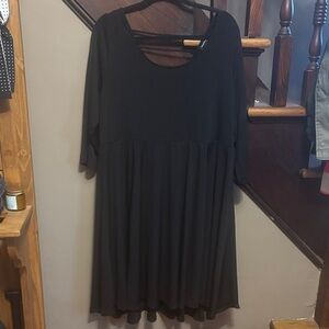 Torrid Classic Black Midi Dress